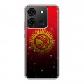 Дизайнерский силиконовый чехол для Infinix Smart 7 Флаг Киргизии
