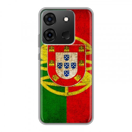 Дизайнерский силиконовый чехол для Infinix Smart 7 Флаг Португалии