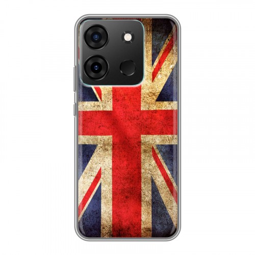 Дизайнерский силиконовый чехол для Infinix Smart 7 Флаг Британии