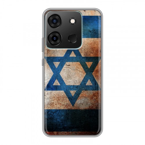 Дизайнерский силиконовый чехол для Infinix Smart 7 Флаг Израиля