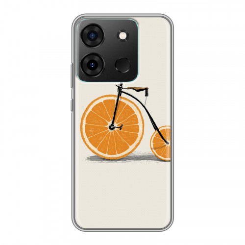 Дизайнерский силиконовый чехол для Infinix Smart 7 Апельсины