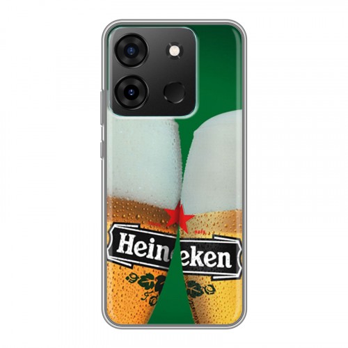 Дизайнерский силиконовый чехол для Infinix Smart 7 Heineken