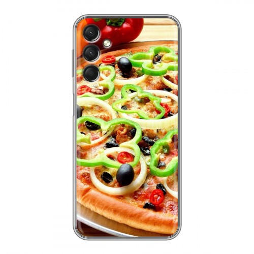 Дизайнерский силиконовый чехол для Samsung Galaxy A24 4G Пицца