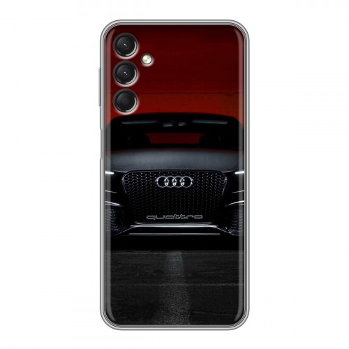 Дизайнерский силиконовый чехол для Samsung Galaxy A24 4G Audi