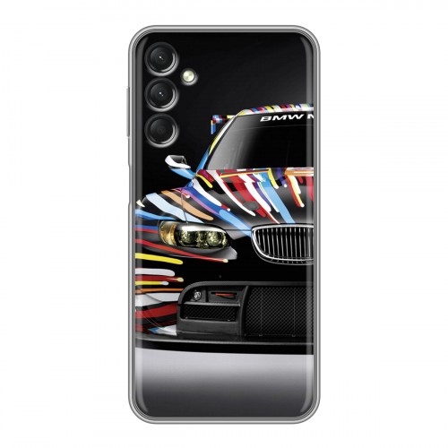 Дизайнерский силиконовый чехол для Samsung Galaxy A24 4G BMW