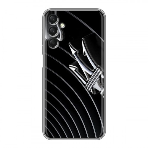 Дизайнерский силиконовый с усиленными углами чехол для Samsung Galaxy A24 4G Maserati