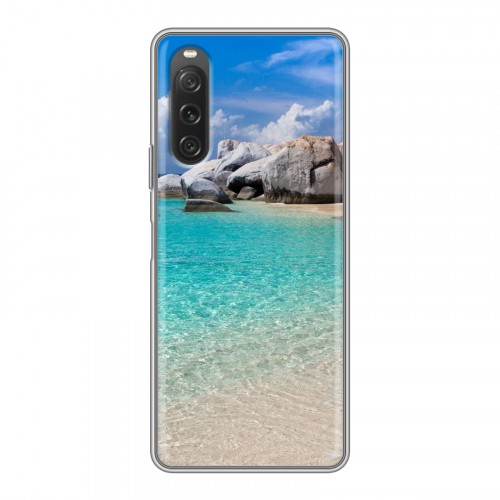 Дизайнерский силиконовый чехол для Sony Xperia 10 V пляж