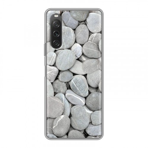 Дизайнерский силиконовый чехол для Sony Xperia 10 V Текстура камня