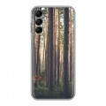 Дизайнерский силиконовый чехол для Samsung Galaxy M14 5G лес