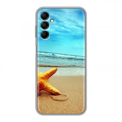 Дизайнерский силиконовый чехол для Samsung Galaxy M14 5G пляж