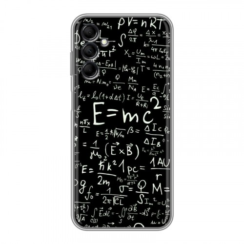 Дизайнерский силиконовый чехол для Samsung Galaxy M14 5G Альберт Эйнштейн