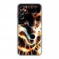 Дизайнерский силиконовый чехол для Samsung Galaxy M14 5G Пламенные животные