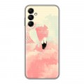 Дизайнерский силиконовый чехол для Samsung Galaxy M14 5G Розовые фламинго
