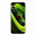 Дизайнерский силиконовый с усиленными углами чехол для Samsung Galaxy M14 5G Змеи