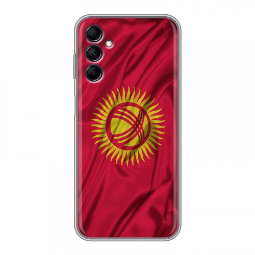 Дизайнерский пластиковый чехол для Samsung Galaxy M14 5G Флаг Киргизии