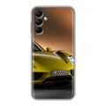 Дизайнерский силиконовый с усиленными углами чехол для Samsung Galaxy M14 5G Porsche