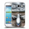 Дизайнерский силиконовый чехол для Samsung Galaxy Core самолеты