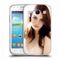 Дизайнерский пластиковый чехол для Samsung Galaxy Core Эмма Стоун