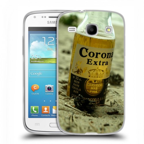 Дизайнерский силиконовый чехол для Samsung Galaxy Core Corona