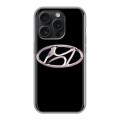 Дизайнерский силиконовый чехол для Iphone 15 Pro Hyundai