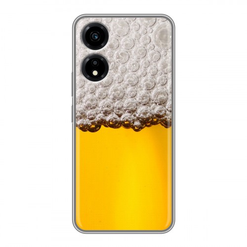 Дизайнерский силиконовый чехол для Huawei Honor X5 Plus Пузырьки пива