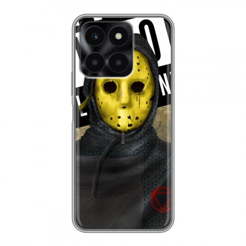 Дизайнерский силиконовый чехол для Huawei Honor X6a Бандитские маски