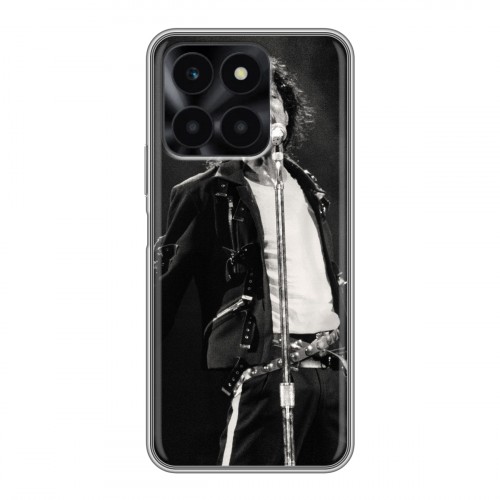 Дизайнерский силиконовый чехол для Huawei Honor X6a Майкл Джексон