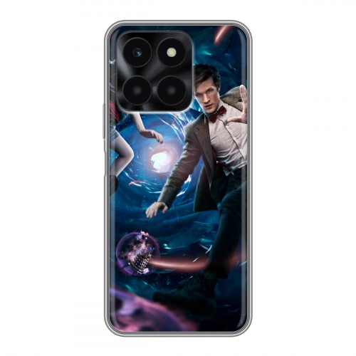 Дизайнерский силиконовый чехол для Huawei Honor X6a Доктор Кто