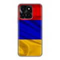 Дизайнерский силиконовый чехол для Huawei Honor X6a Флаг Армении