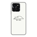 Дизайнерский силиконовый чехол для Huawei Honor X6a Коты