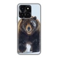 Дизайнерский силиконовый чехол для Huawei Honor X6a Медведь