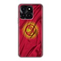 Дизайнерский силиконовый чехол для Huawei Honor X6a Флаг Киргизии