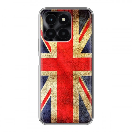 Дизайнерский силиконовый чехол для Huawei Honor X6a Флаг Британии