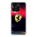 Дизайнерский силиконовый чехол для Huawei Honor X6a Ferrari