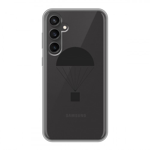Полупрозрачный дизайнерский пластиковый чехол для Samsung Galaxy S23 FE Армия