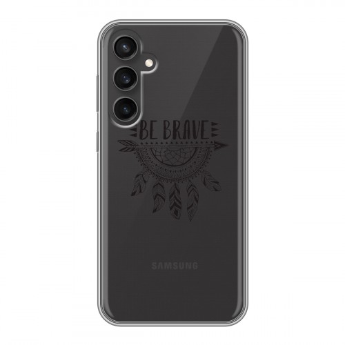 Полупрозрачный дизайнерский пластиковый чехол для Samsung Galaxy S23 FE Прозрачные ловцы снов