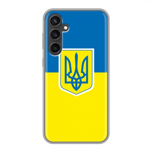 Дизайнерский силиконовый чехол для Samsung Galaxy S23 FE Флаг Украины