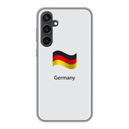 Дизайнерский пластиковый чехол для Samsung Galaxy S23 FE Флаг Германии