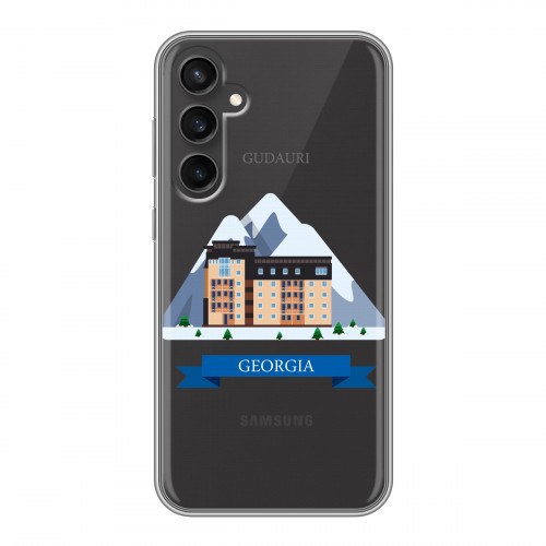 Дизайнерский силиконовый чехол для Samsung Galaxy S23 FE Грузия