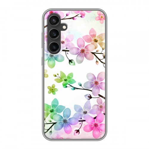 Дизайнерский силиконовый чехол для Samsung Galaxy S23 FE Органические цветы