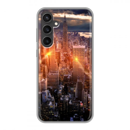 Дизайнерский силиконовый чехол для Samsung Galaxy S23 FE Нью-Йорк