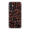 Дизайнерский силиконовый чехол для Samsung Galaxy S23 FE кофе текстуры
