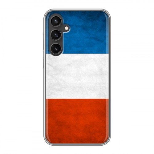 Дизайнерский силиконовый чехол для Samsung Galaxy S23 FE Флаг Франции