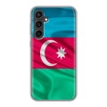 Дизайнерский силиконовый чехол для Samsung Galaxy S23 FE Флаг Азербайджана