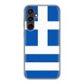 Дизайнерский пластиковый чехол для Samsung Galaxy S23 FE Флаг Греции