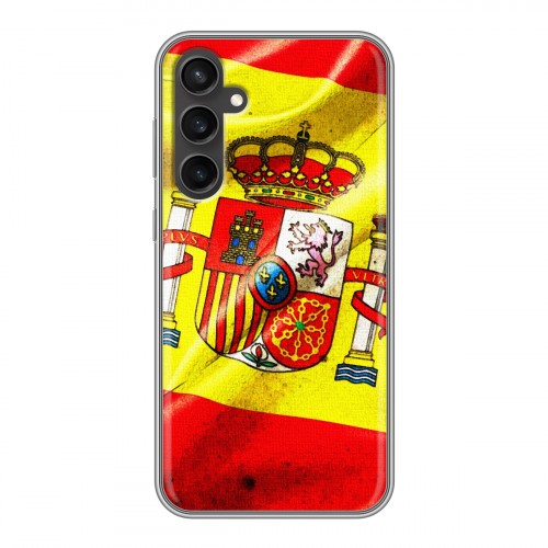 Дизайнерский силиконовый чехол для Samsung Galaxy S23 FE Флаг Испании