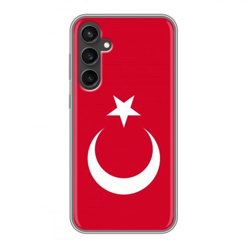 Дизайнерский силиконовый чехол для Samsung Galaxy S23 FE Флаг Турции