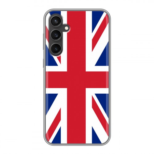 Дизайнерский силиконовый чехол для Samsung Galaxy S23 FE Флаг Британии