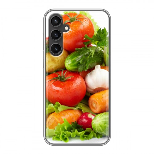 Дизайнерский пластиковый чехол для Samsung Galaxy S23 FE Овощи
