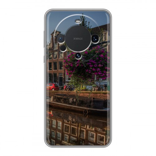 Дизайнерский силиконовый чехол для Huawei Mate 60 амстердам